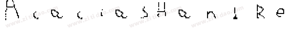 AcaciasHand Regular字体转换